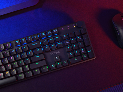 Tastierë gaming Trust GXT 868 Torix, mekanike, layout US, e zezë