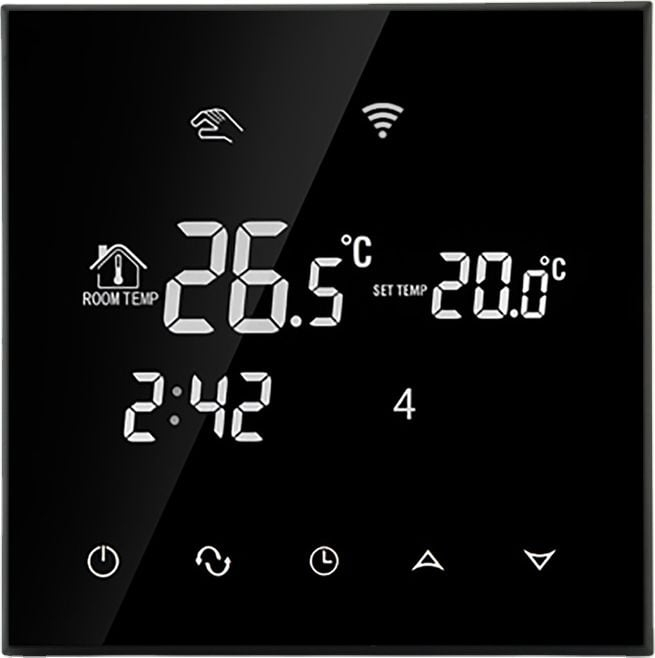 Termostat Devireg TVT30CS, ekran me prekje, programim javor, i zi