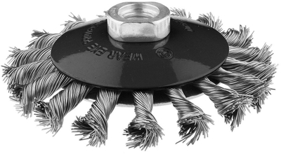 Furre teli disk INOX, 115mm, tel i përdredhur, M14