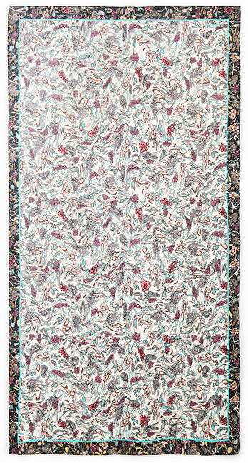 Shall për femra Desigual Women's Boho Rectangle Scarf, i bardhë