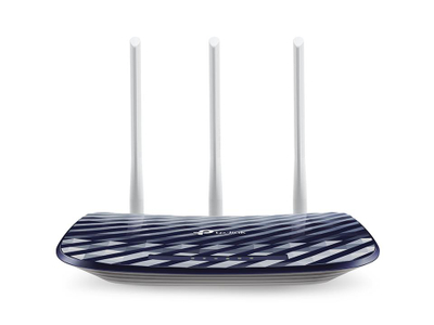 Router wireless TP-Link AC750, dual band 2.4GHz 5GHz, Fast Ethernet, i bardhë