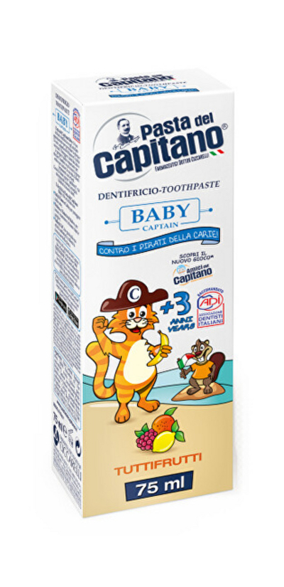 Pastë dhëmbësh për fëmijë Pasta Del Capitano kPDC020, 75 ml