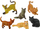 Set mace Pedigree Cats, figura plastike, shumëngjyrëshe