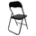 Karrige palosëse PADMA HM0044, PVC, 38x47x82 cm, e zezë