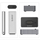 Docking Orico IT18C3 për disqe M.2 NVMe / SATA, USB‑C 10Gb/s, trup alumini, gri