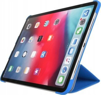 Kopertinë tableti Pomologic Book Case, për iPad Pro 12.9, me funksion sleep wake, blu e errët