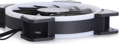 Ventilatorë PC Alphacool Eiszyklon Aurora LUX 120mm, set me 3 copë, Digital RGB, të bardhë