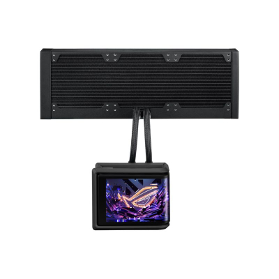 Ftohës uji për proçesor ASUS ROG Ryuo IV 360 ARGB, radiator 360 mm, 3x 120 mm, i zi