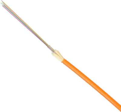 Kabllo optike Fiberhome Micro Cable 8FO G.657A1, 2.5mm, 2km, portokalli