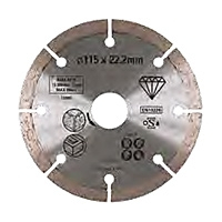 Disk prerës diamanti STANLEY STA38162 XJ, 115mm, për gur dhe beton, ngjyrë argjendtë