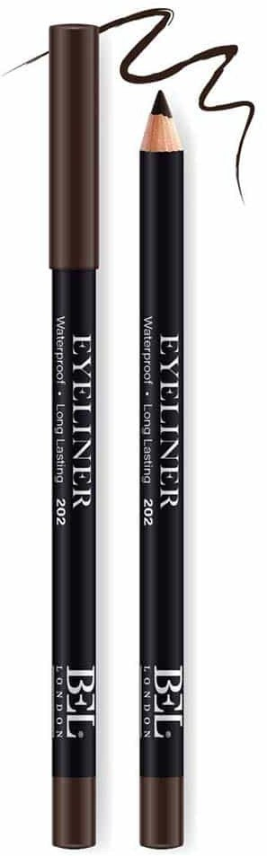 Laps kontur për sy Bel London Gel Pencil 202, waterproof, 0.78g, i zi