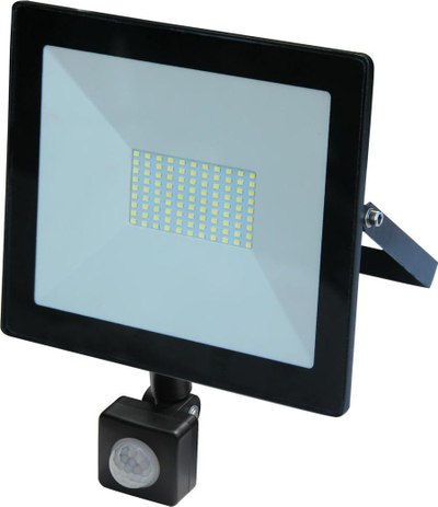 Reflektor LED Volteno VO0826 B.O.SLIM, 50W, 6400K, me sensor lëvizjeje