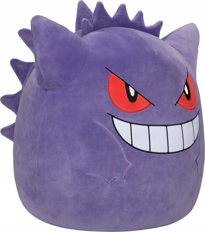 Lodër pellushi Pokémon Squishmallows Gengar 20 cm, super e butë, lejla