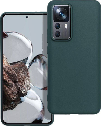 Maskë mbrojtëse Xiaomi 12T Pro Matt Case, TPU fleksibël, matt, jeshile e errët