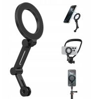 Mbajtëse magnetike VRIG MagSafe për GoPro, montim në telefon, e zezë