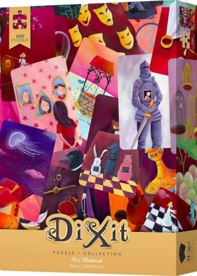 Puzzle Dixit Red Mishmash, 1000 copa, shumëngjyrësh