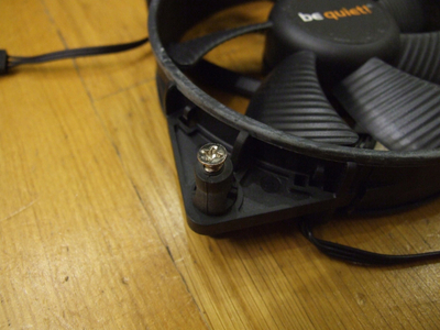 Ventilator kasë be quiet SilentWings, 120mm, 3 pin, i zi