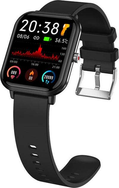 Orë e mençur Wotchi Smartwatch W9PRO, e zezë