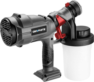 Pistoletë boje Graphite 58GE103, 18V, bateri 4Ah me karikues, e zezë