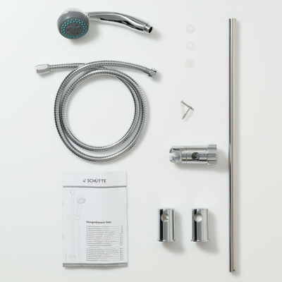 Set dushi SCHÜTTE NAPOLI, kursen ujë, shinë e rregullueshme, krom