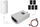 Set fotovoltaik ECO Solar Boost EVO 5x450W, inverter 4KW, për bojler, i bardhë