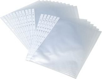 Mbështjellës dokumentesh Herlitz Sleeve A5, set 100 copë, transparent
