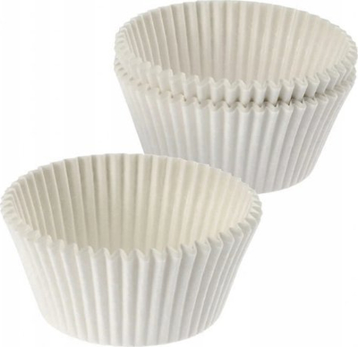 Kallëpe letre për muffin Ravi Classic, set me 50 copë, të bardha