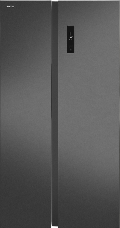 Frigorifer Side by Side Amica, 562L, 92cm, inox
