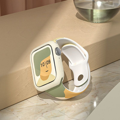 Rrip Moro Band Hurtel për Apple Watch 6/5/4/3/2, 40mm / 38mm, bezhë