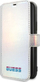 Kuti mbrojtëse Guess GUFLBKN65BLD për iPhone 11 Pro Max, tip book, efekt iridescent, argjendi