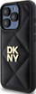 Kapak telefoni DKNY DKHCP15LPQDSLK për iPhone 15 Pro 6.1", quilted, i zi