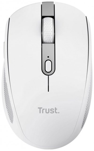 Maus pa kabllo Trust Ozaa Compact, Bluetooth 2.4GHz, me bateri të rikarikueshme, i bardhë