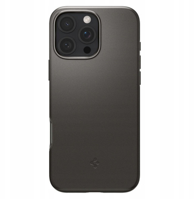 Kapak telefoni Spigen Thin Fit MagSafe për iPhone 17 Pro Max, gri gunmetal