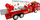 Lodër kamion zjarrfikës Fire Truck, drita dhe tinguj, shkallë me boom, i kuq