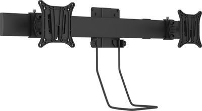 Mbajtëse monitori Multibrackets M VESA 75 100 Duo Crossbar, për 2 monitorë 17"-32", VESA 75/100, e zezë