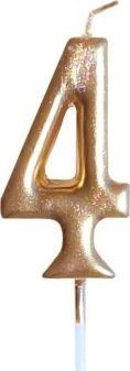 Qiri ditlindje Mk Trade SH-719-4, numri 4, ari metalik