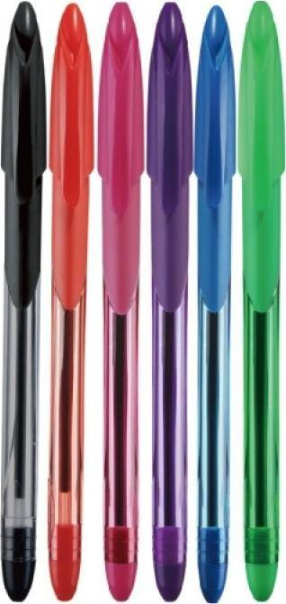 Stilolapsa KEYROAD Soft Jet, 0.7mm, 6 copë, shumëngjyrëshe