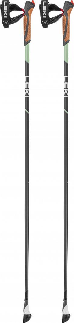 Shtaga Nordic Walking Leki Smart Response, alumini, 120cm, jeshile e zezë
