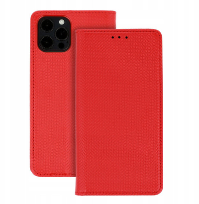 Këllëf telefoni SMART CASE Motorola Moto G86, tip libri, i kuq