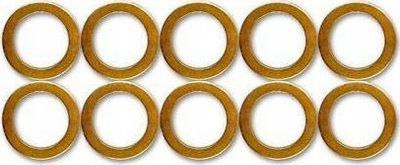 Rondela bakri HEL WASHERS, 10mm 3/8" 1/8", set 10 copë