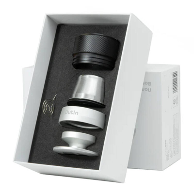 Set aksesorësh OutIn Nano Basket Plus, për makinë espresso portative, metalik