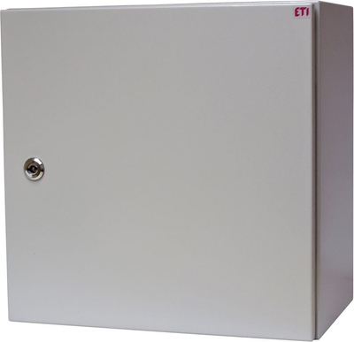 Kuti metalike Eti Polam Etibox, IP65, 600 x 600 x 300mm, gri