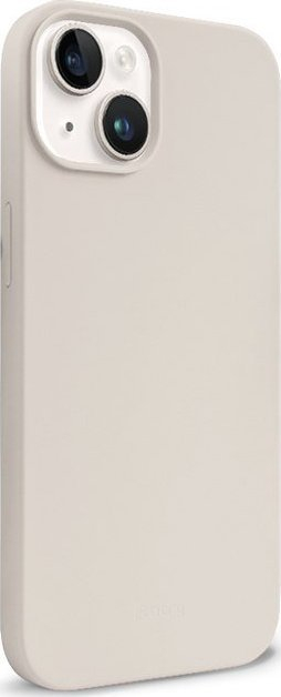 Këllëf telefoni Crong Color Cover për iPhone 14 13, silikoni, Anti‑Shock, bezhë stone