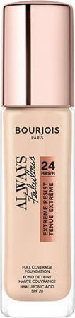 Fondatinë fytyre Bourjois Always Fabulous Extreme Resist SPF20 105 Natural Ivory, mbulim i plotë, 30 ml