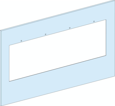 Plakë përparme çeliku Schneider PrismaSeT P ISFT630, 500x400mm, vertikale 10M, e bardhë