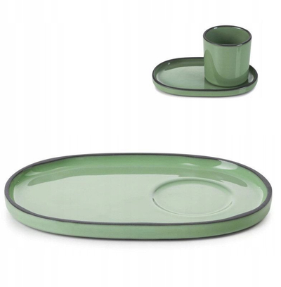 Pjata Revol Caractère Gourmet, porcelani, set pjatash për servirje, e bardhë