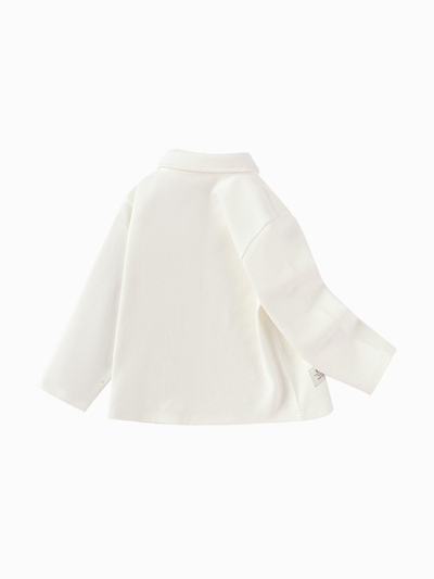 Këmishë Little Ribbon Collar Cream
