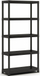 Raft për magazinim KIS Shelf Plus 237370, 5 kate, plastik, i zi
