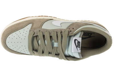 Atlete Nike Dunk Low Retro SE, lëkurë dhe suede, gri me ngjyrë ushtarake