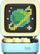 Altoparlant Bluetooth Divoom Ditoo Pro, 15W, me ekran Pixel Art, blu